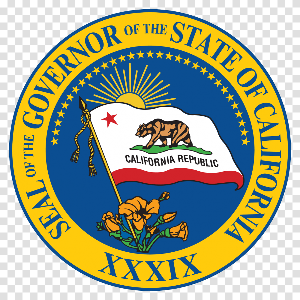 Seal Of The 39th Governor Of California Bicol Medical Center Logo, Trademark, Badge, Label Transparent Png