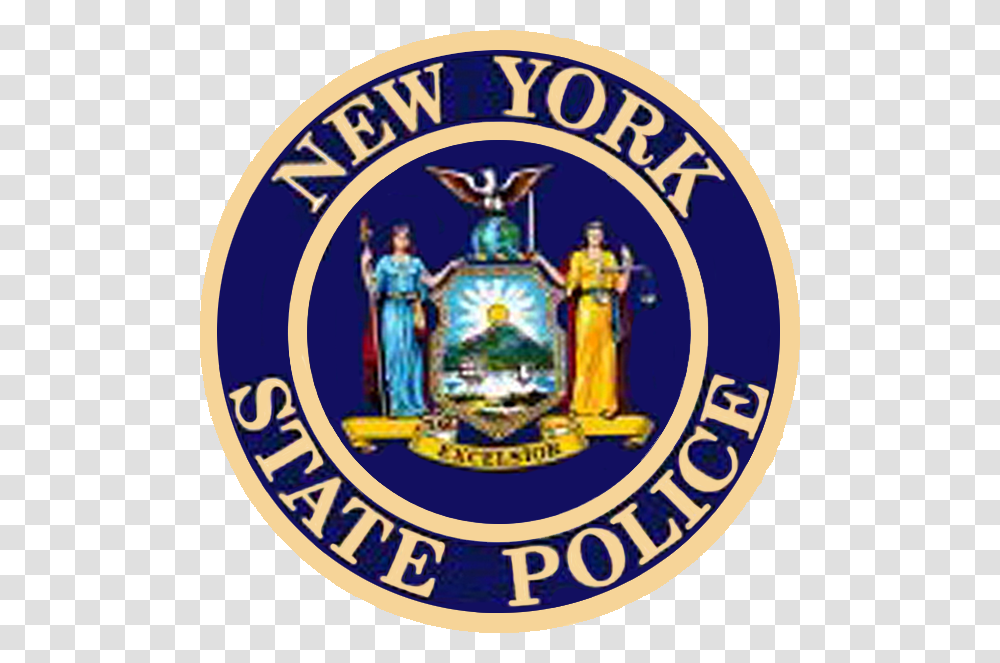 Seal Of The New York State Police Emblem, Logo, Person, Poster Transparent Png