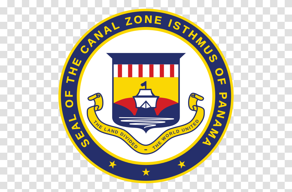 Seal Of The Panama Canal Zone, Logo, Trademark, Badge Transparent Png