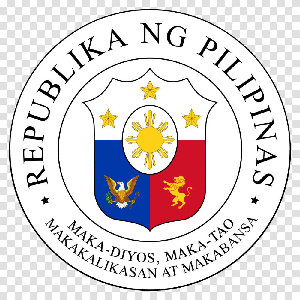 Seal Of The Philippines Great Seal Of The Philippines, Logo, Trademark, Badge Transparent Png