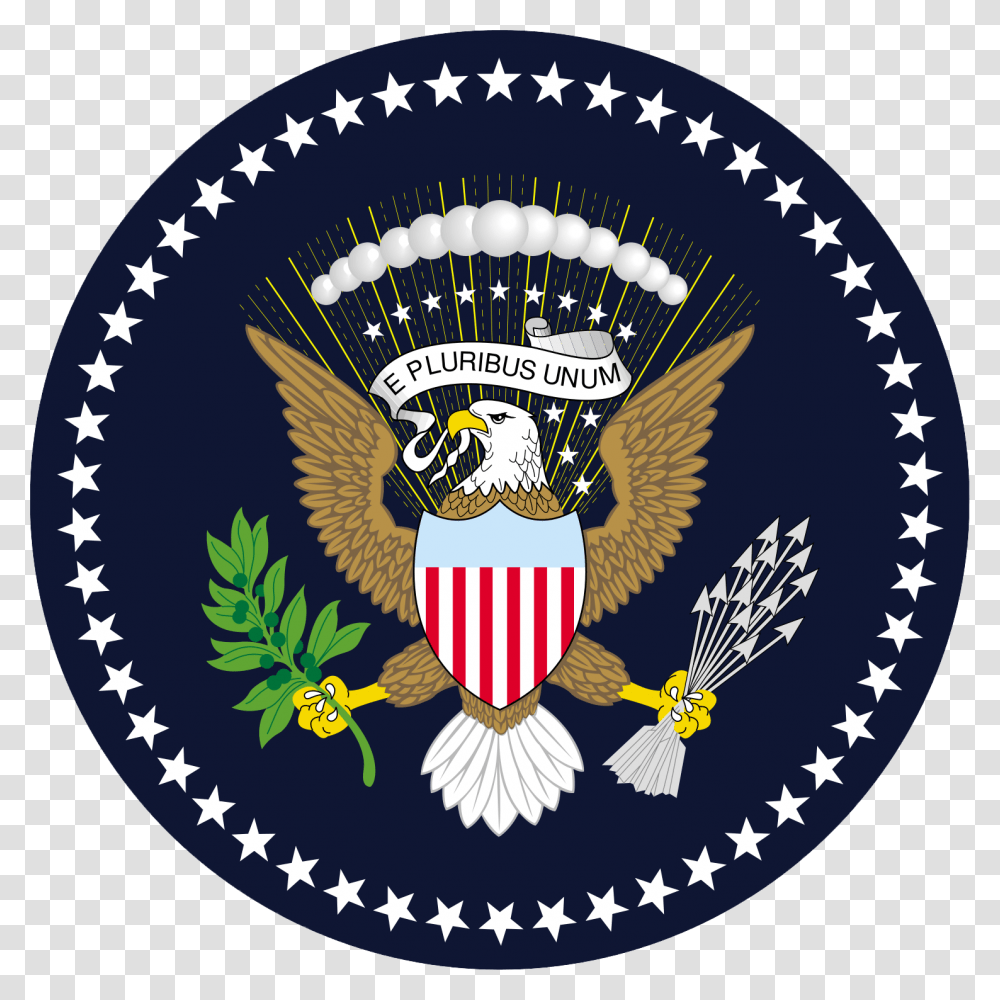 Seal Of The President Of The United States Without Signs Of White House, Rug, Logo, Trademark Transparent Png