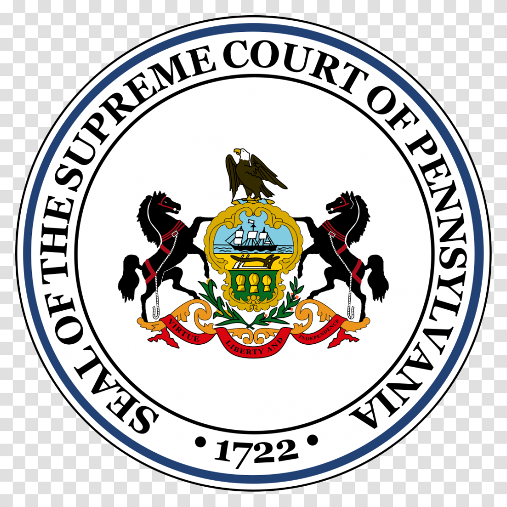 Seal Of The Supreme Court Of Pennsylvania, Logo, Trademark, Emblem Transparent Png