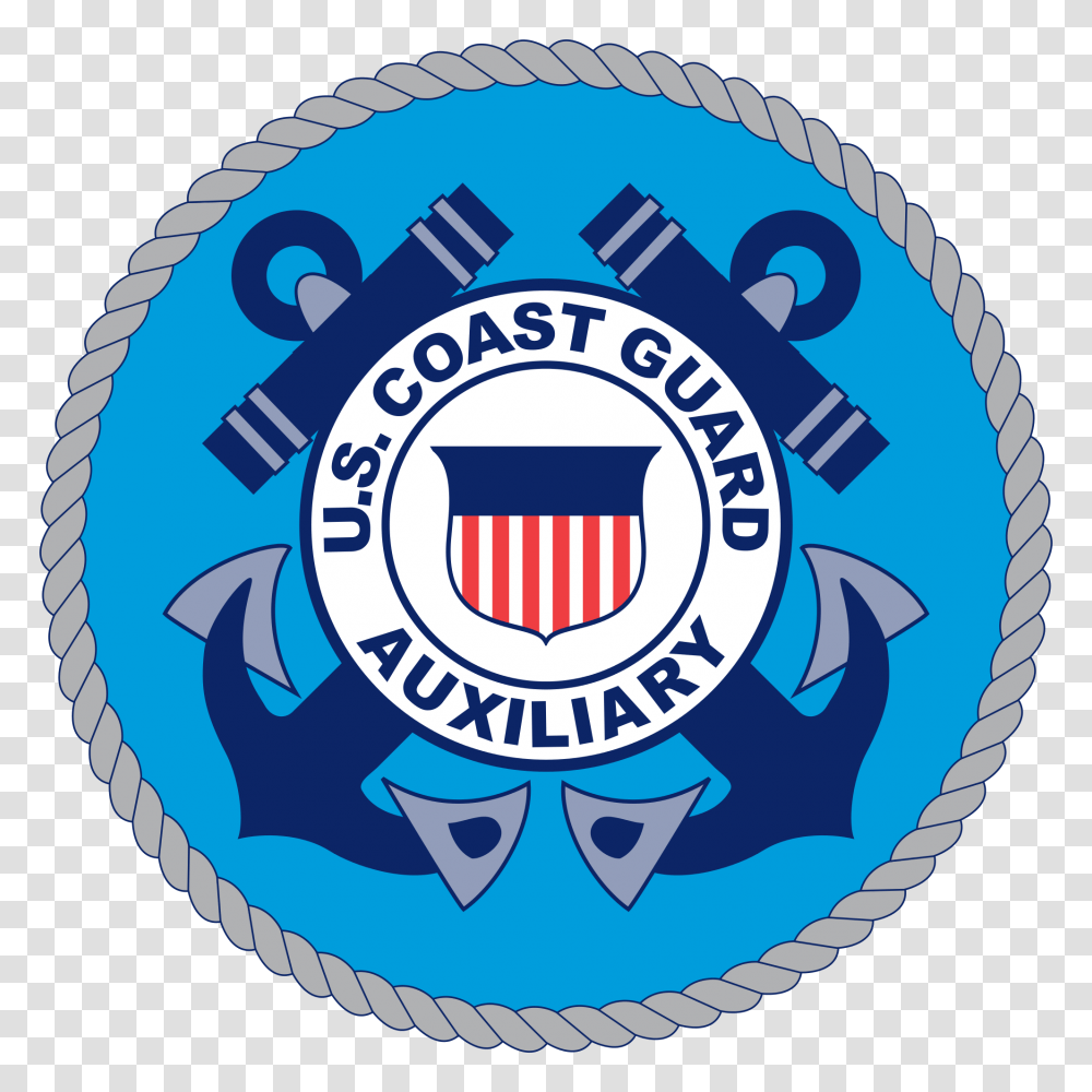 Seal Of The United States Coast Guard Auxiliary, Logo, Trademark, Badge Transparent Png