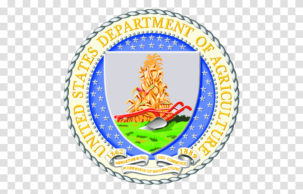 Seal Of The United States Department Of Agriculture, Logo, Trademark, Label Transparent Png