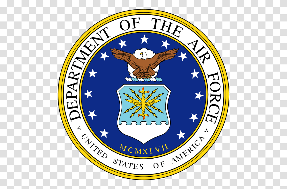 Seal Of The United States Department Of The Air Force, Logo, Trademark, Badge Transparent Png