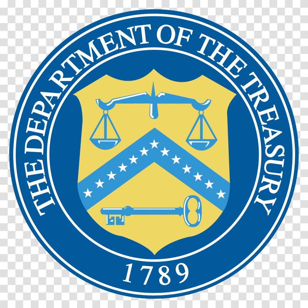 Seal Of The United States Department Of Treasury, Logo, Symbol, Badge, Label Transparent Png