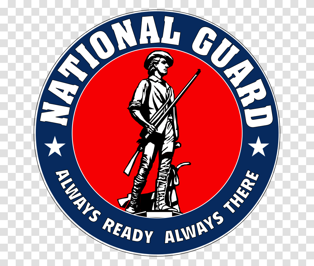 Seal Of The United States National Guard Florida Army, Logo, Trademark, Person Transparent Png