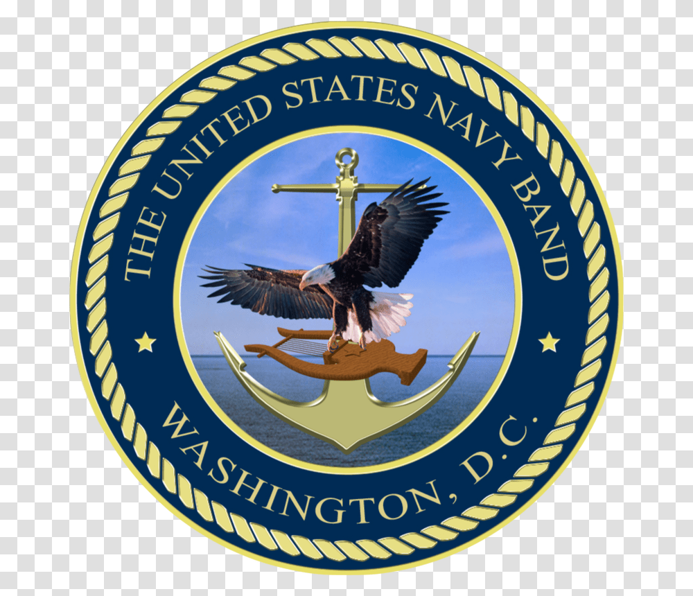 Seal Of The United States Navy Band Naval Criminal Investigative Service Logo, Eagle, Bird, Animal, Bald Eagle Transparent Png