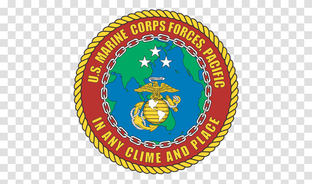 Seal Of U S Marine Corps Forces Pacific, Logo, Trademark, Badge Transparent Png