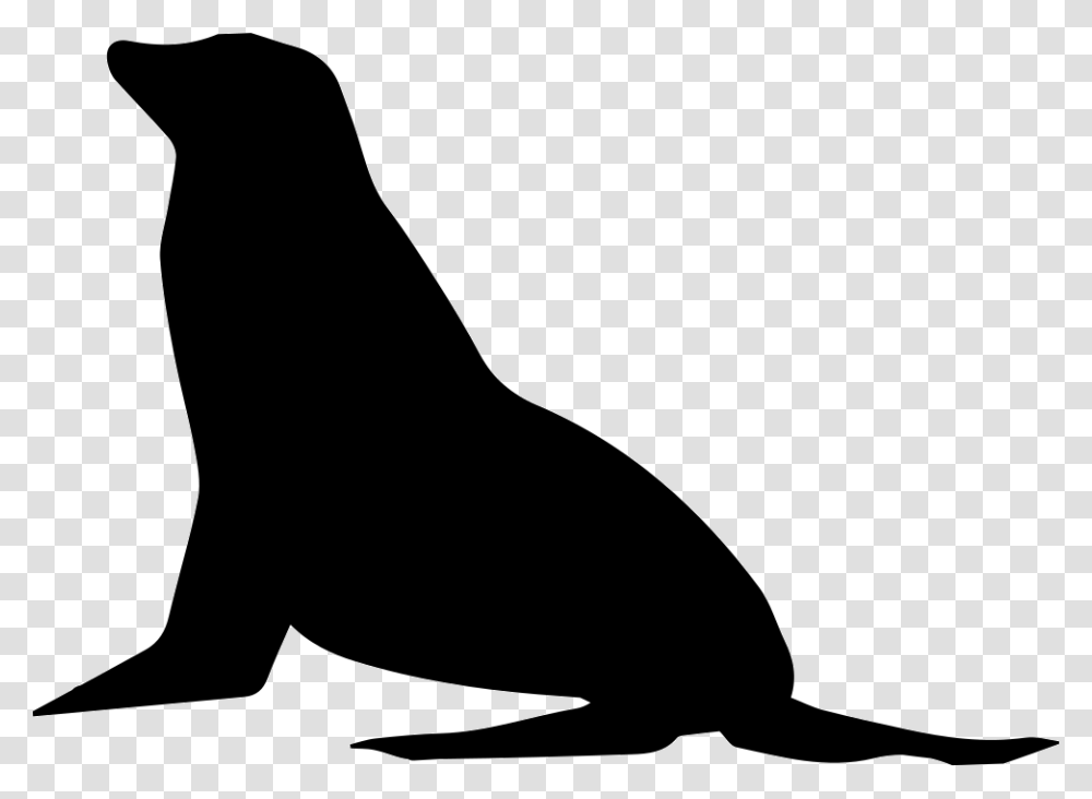 Seal Outline Free Seal Lion Svg File, Silhouette, Sock, Shoe, Footwear Transparent Png