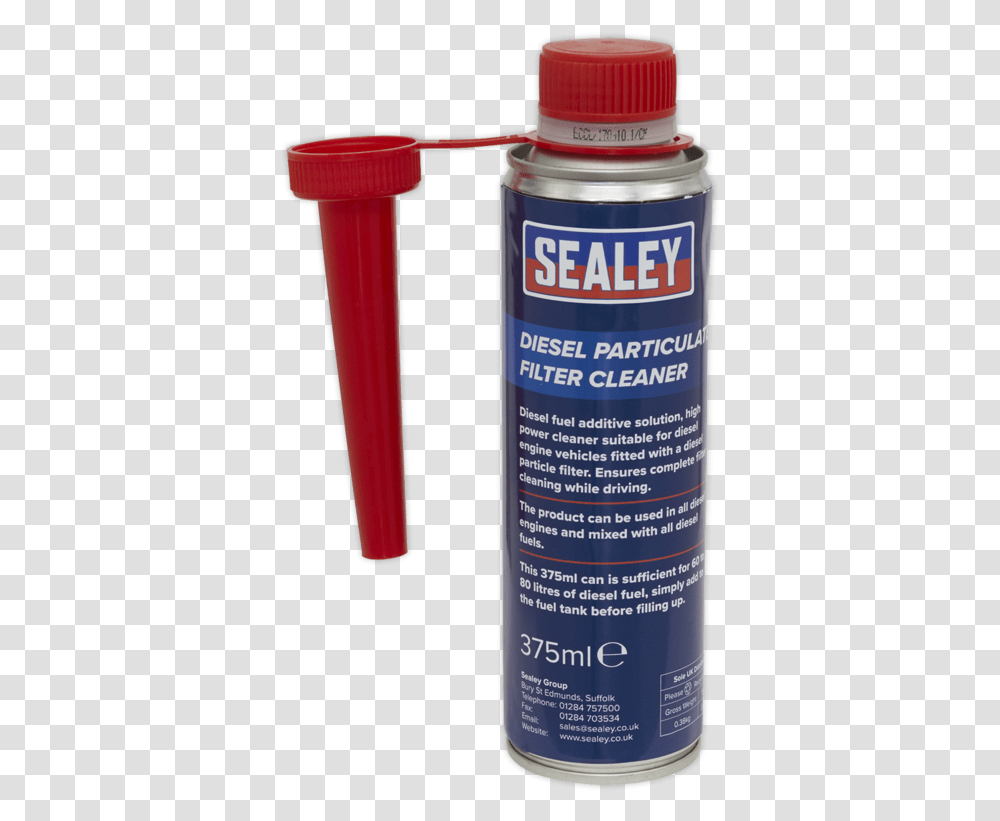 Sealey Diesel Particulate Filter Cleaner 375mlData Oxygen Sensor, Can, Tin, Spray Can, Aluminium Transparent Png