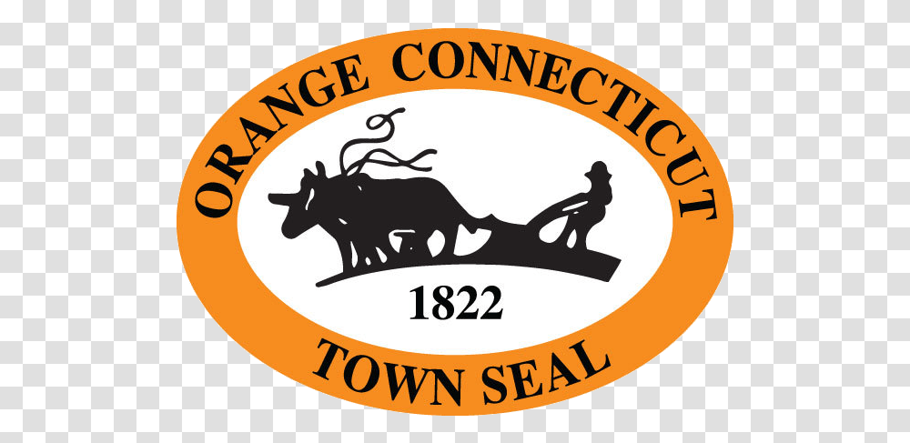 Sealoforangect Orange Connecticut Town Seal, Label, Text, Sticker, Animal Transparent Png