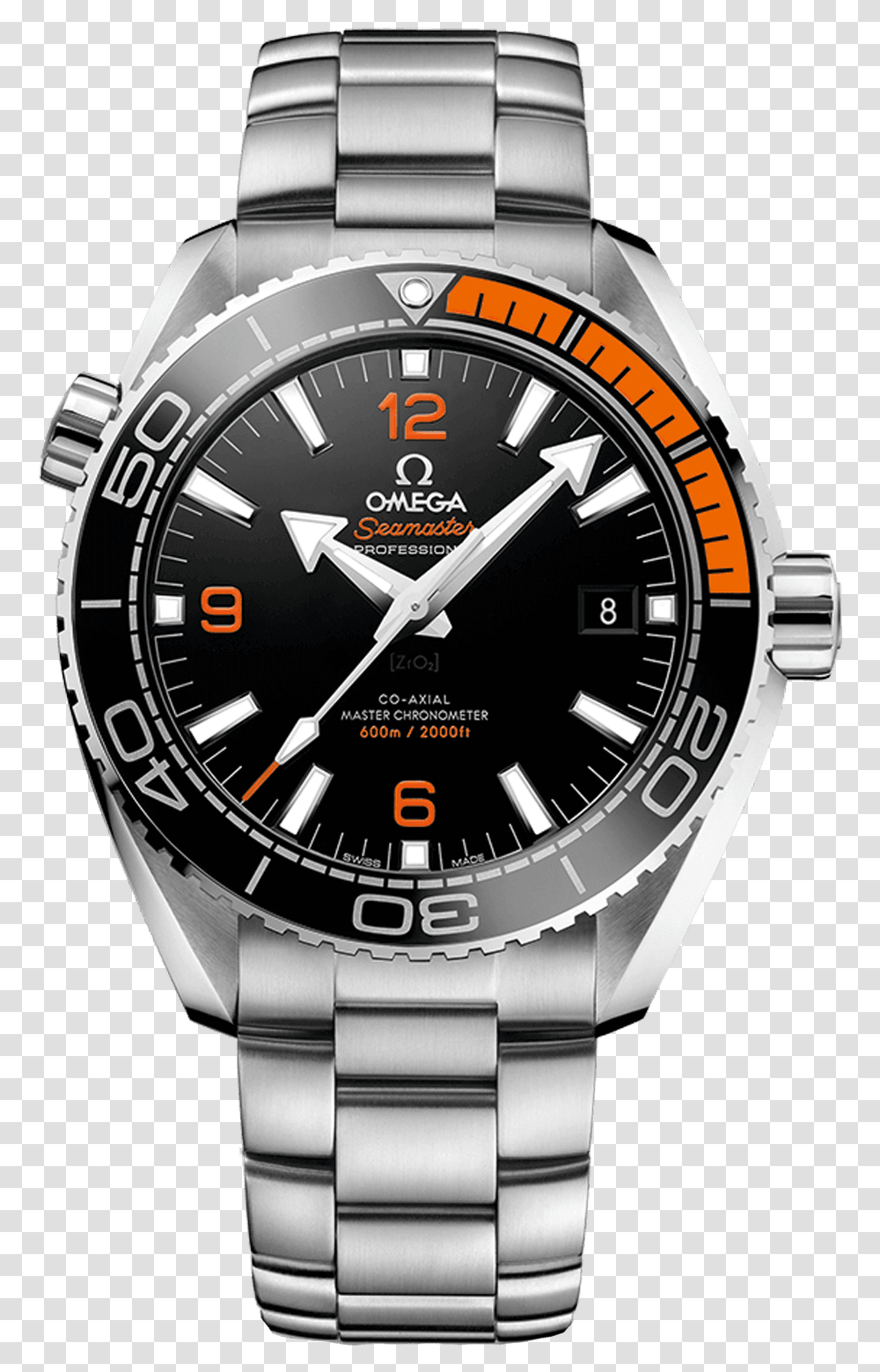 Seamaster Planet Ocean 600 M Omega Co Axial Master Omega Seamaster Planet Ocean, Wristwatch Transparent Png