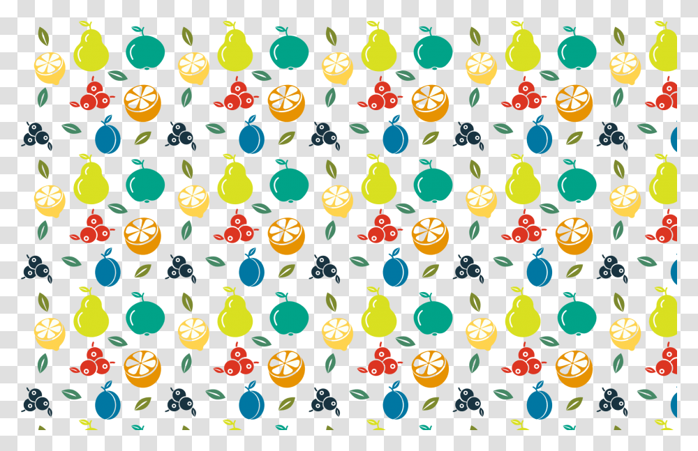 Seamless Fruit Pattern Clip Arts Fruits Pattern Background, Confetti, Paper, Rug Transparent Png