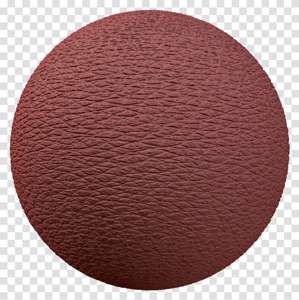 Seamless Red Leather Texture Circle, Sphere, Rug Transparent Png