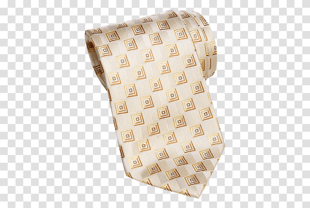 Sean John Yellow Square Silk Tie Solid, Accessories, Accessory, Necktie, Cushion Transparent Png