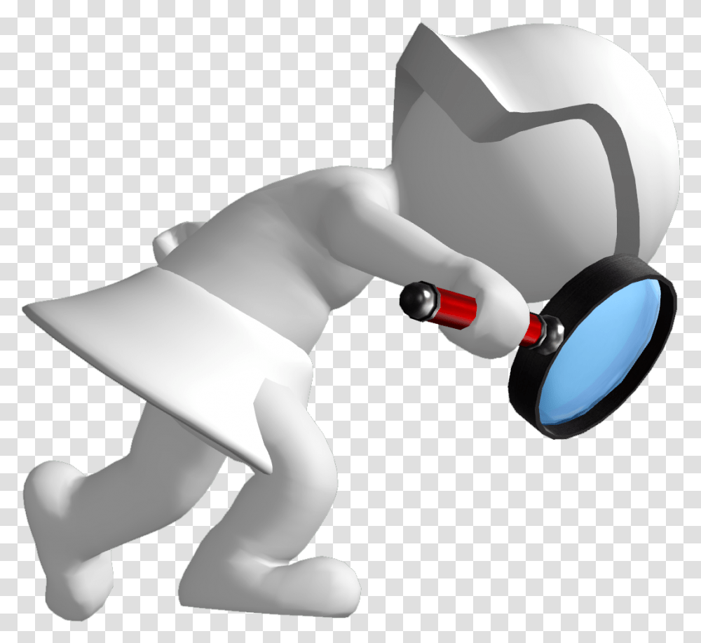 Search 3d Man Download 3d Men Search, Person, Human, Magnifying, Light Transparent Png