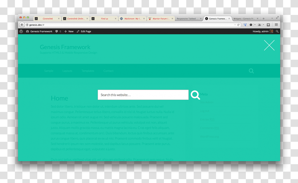 Search Box Css Full Screen Search, File, Monitor, Electronics, Display Transparent Png
