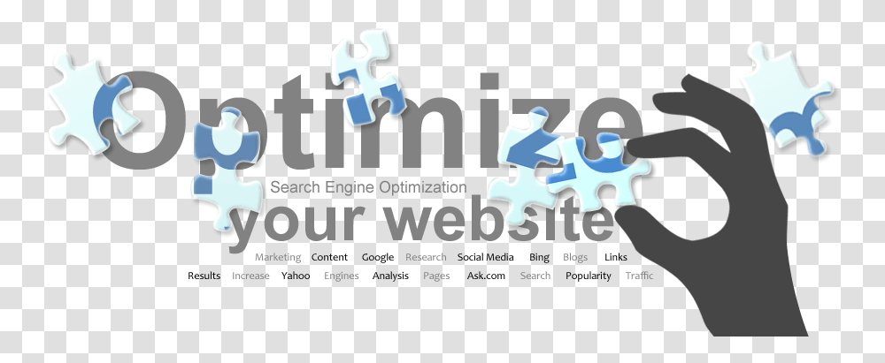 Search Engine Optimization Banner, Jigsaw Puzzle, Game Transparent Png