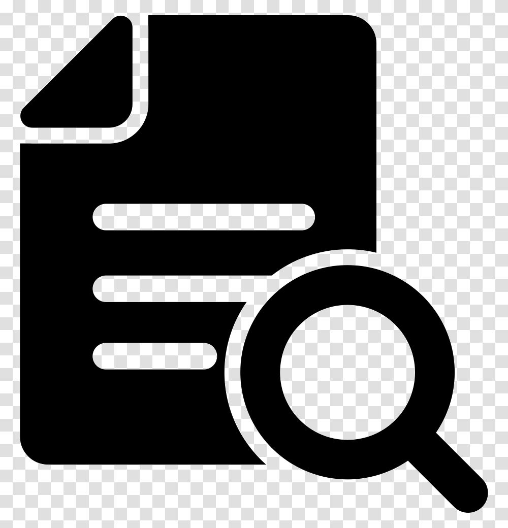 Search File Icon Clipart File Search Icon, Logo, Trademark, Stencil Transparent Png