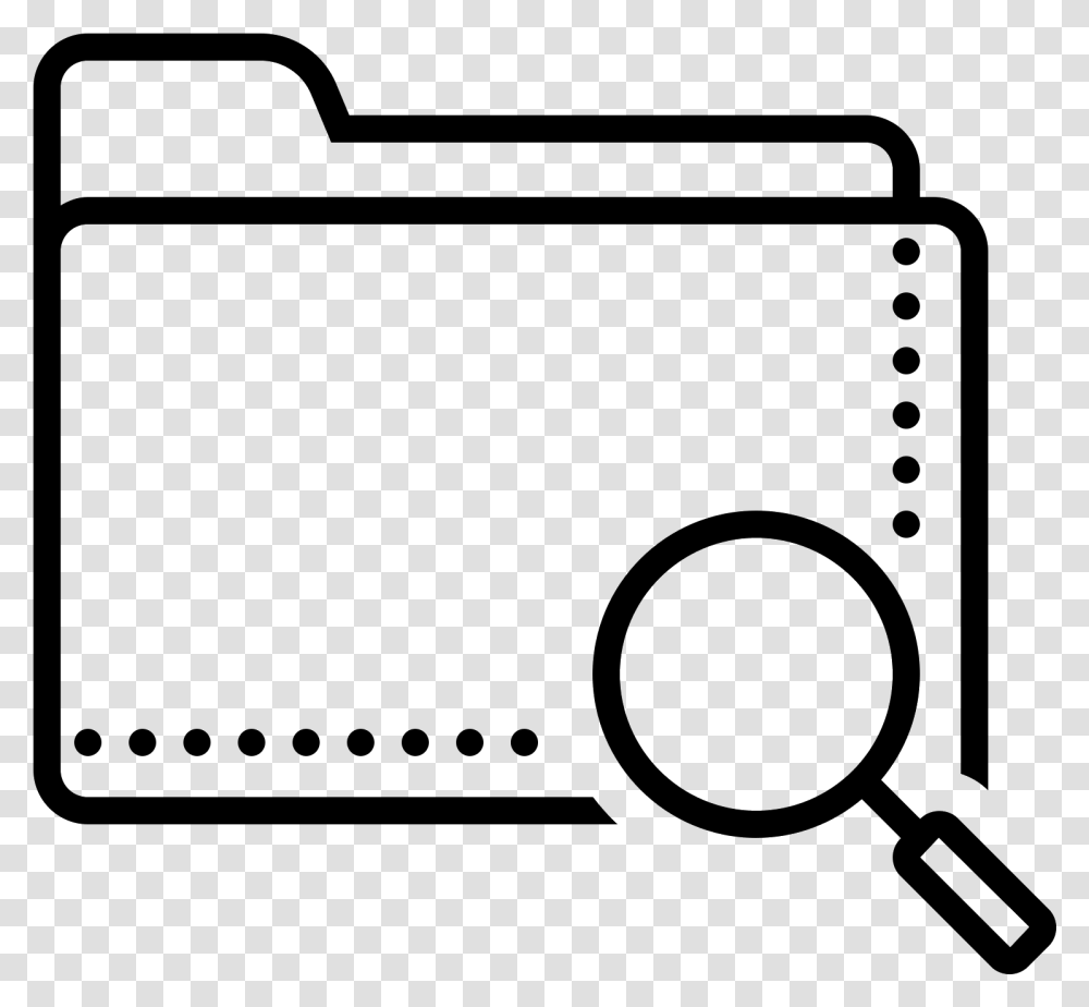 Search Folder Icon File Folder Clipart Outline, Gray, World Of Warcraft, Halo Transparent Png