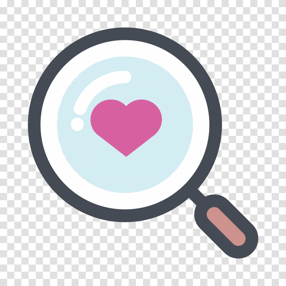 Search For Love Icon, Magnifying Transparent Png