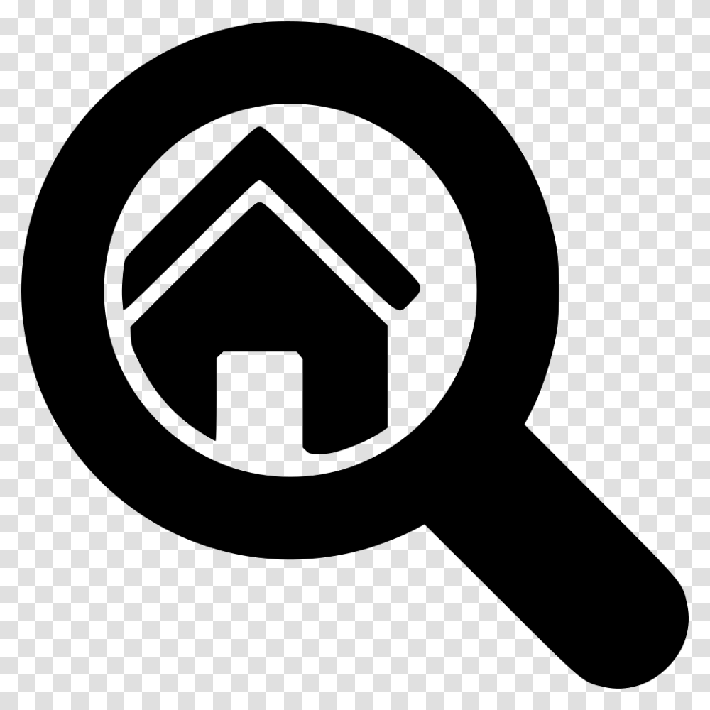Search House House Inspection Icon, Tape, Magnifying Transparent Png