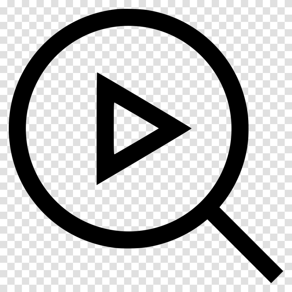 Search Video Play Media Youtube Search Play Icon, Rug, Magnifying Transparent Png