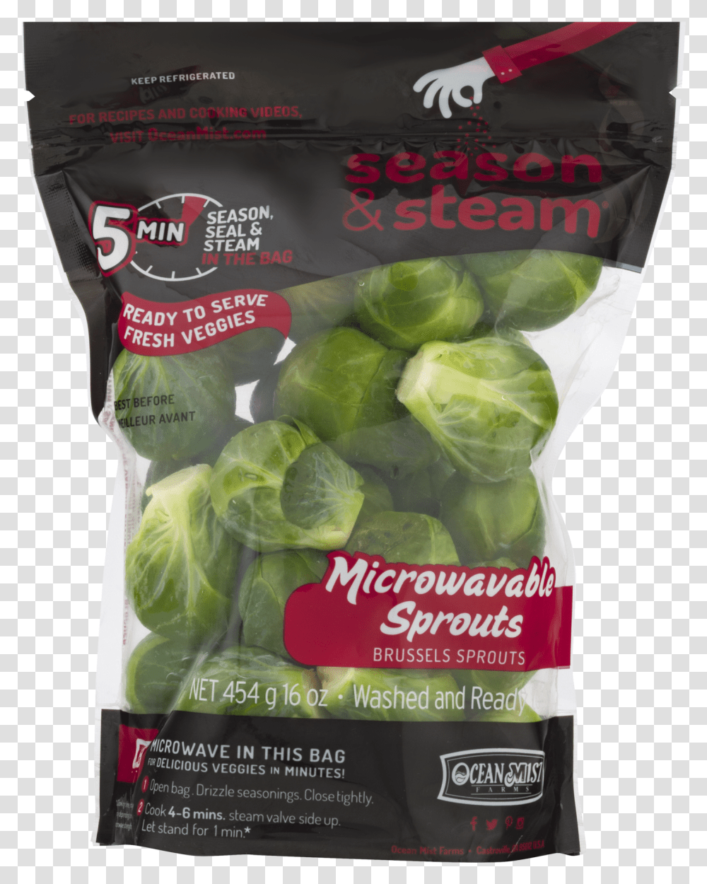 Season And Steam Brussel Sprouts, Plant, Vegetable, Food, Cabbage Transparent Png