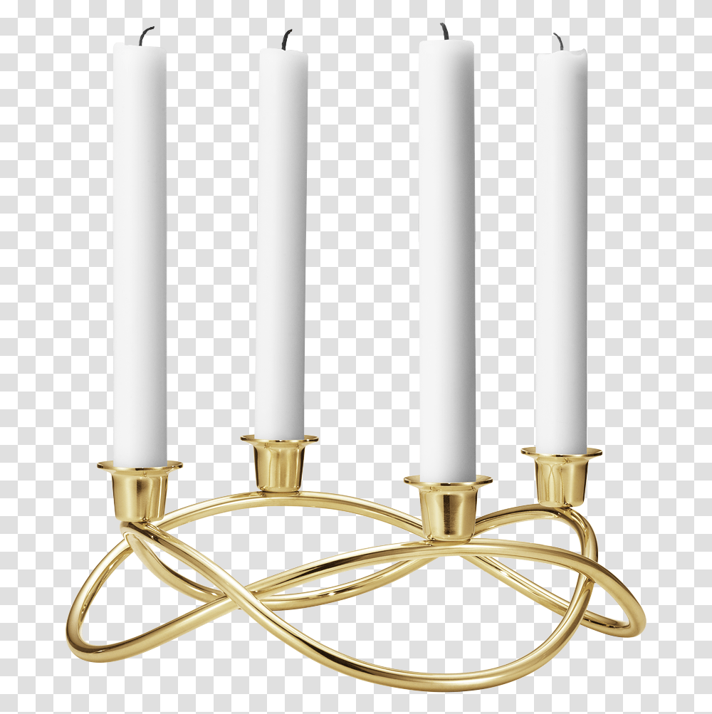 Season Candleholder Gold Plated Georg Jensen Adventsstage Guld, Lamp, Chandelier, Prison Transparent Png
