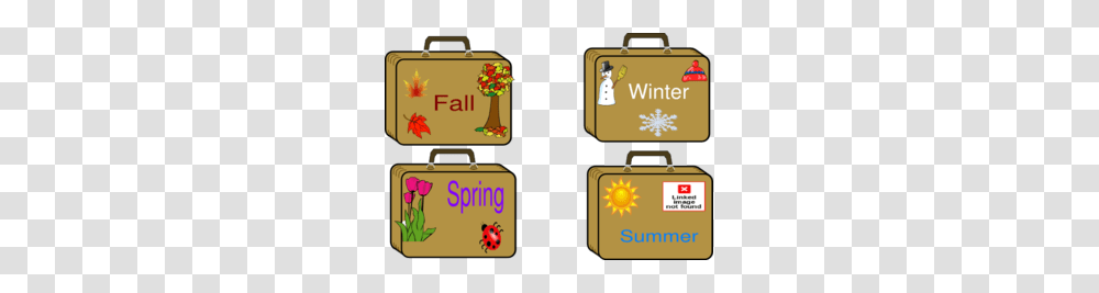 Season Suitcases Clip Art, Luggage, First Aid Transparent Png