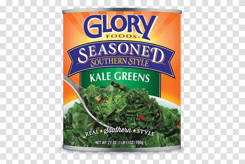 Seasoned Kale Glory Turnip Greens, Plant, Cabbage, Vegetable, Food Transparent Png