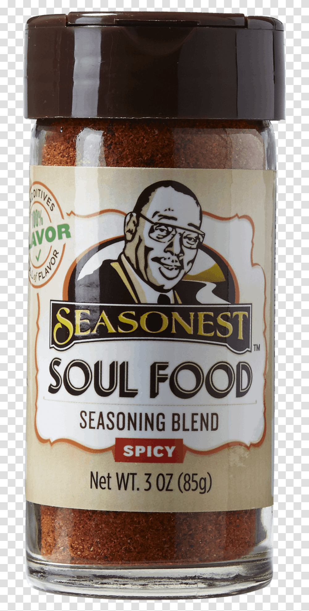 Seasonest Soul Food Spicy Seasoning Blend Soul Food Spice, Beverage, Beer, Alcohol, Bottle Transparent Png