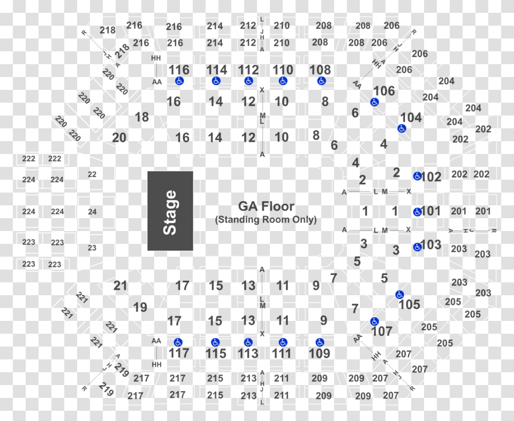 Seat Number Mgm Grand Garden Arena Seating Chart, Chess, Game, Plan, Plot Transparent Png