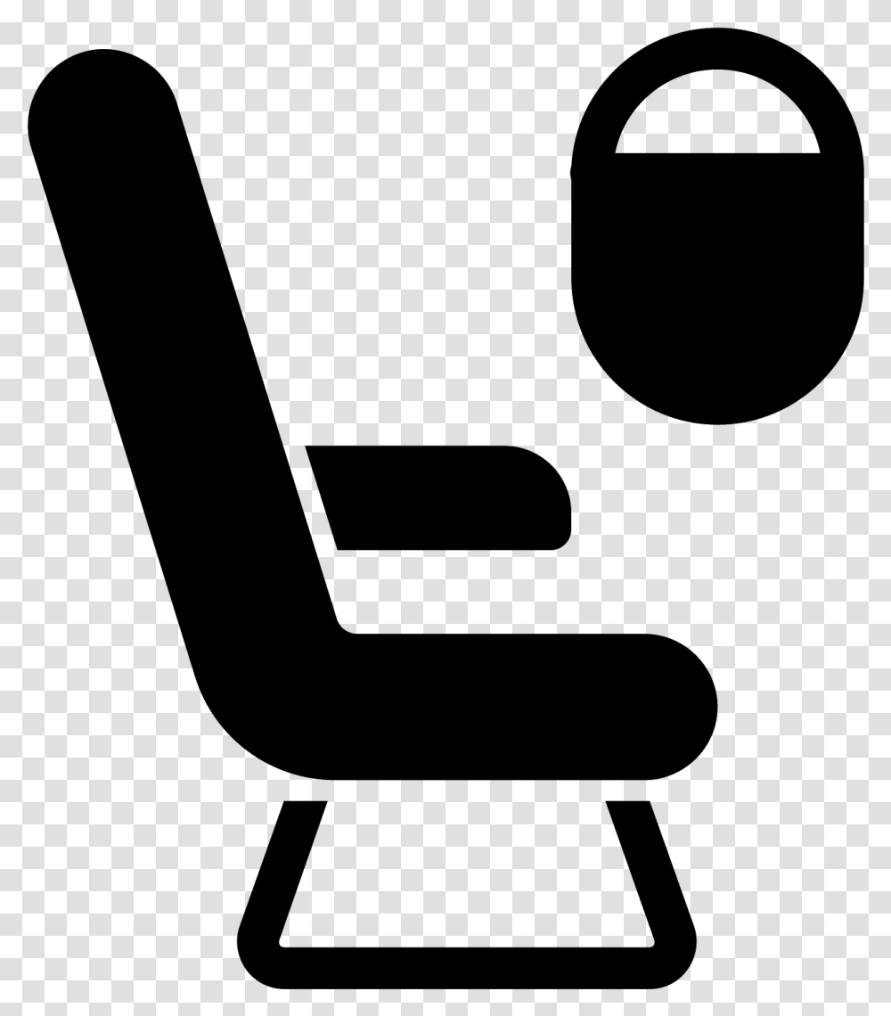 Seat Photo Seat Airplane Icon, Gray, World Of Warcraft Transparent Png