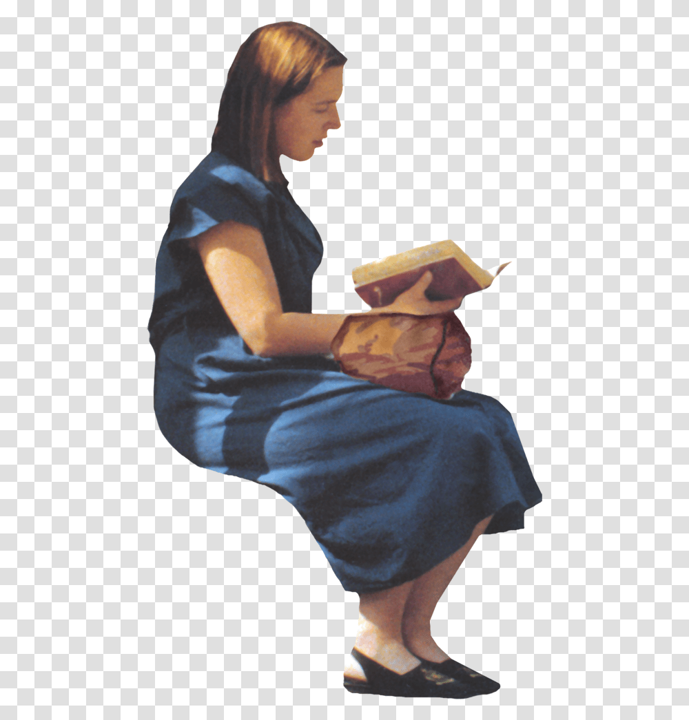 Seated People Reading, Person, Sleeve, Finger Transparent Png