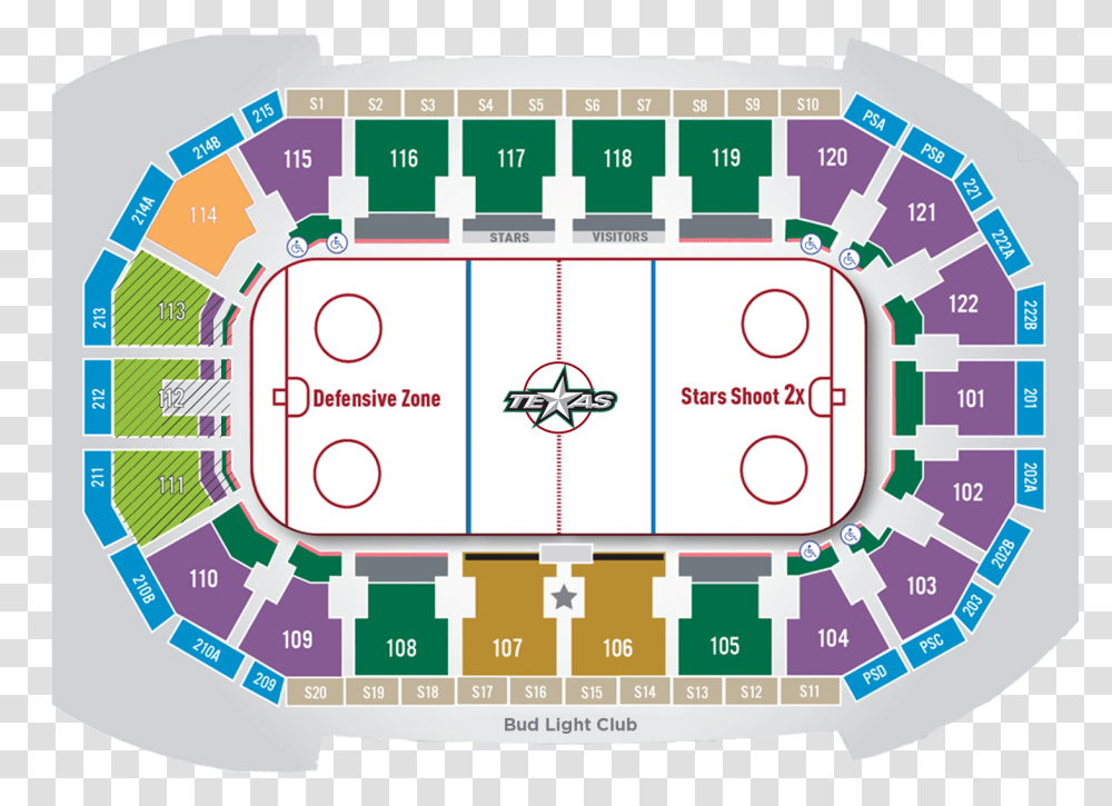 Seating Chart Texas Stars Center At Cedar Park, Game, Scoreboard, Plan, Plot Transparent Png