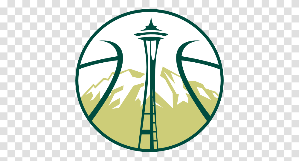 Seattle Basketball Logo, Emblem, Lighting, Badge Transparent Png