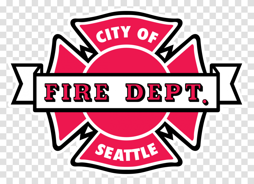 Seattle Fire Department Logo, Label, Sticker Transparent Png