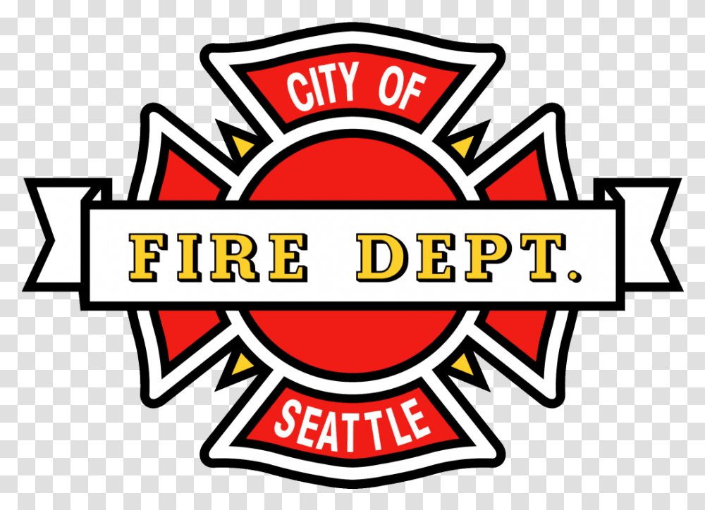 Seattle Fire Department Logo Volunteer Fire Department Logo, Dynamite, Label Transparent Png