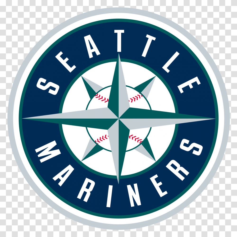 Seattle Mariners Baseball Logo, Clock Tower, Architecture, Building, Compass Transparent Png