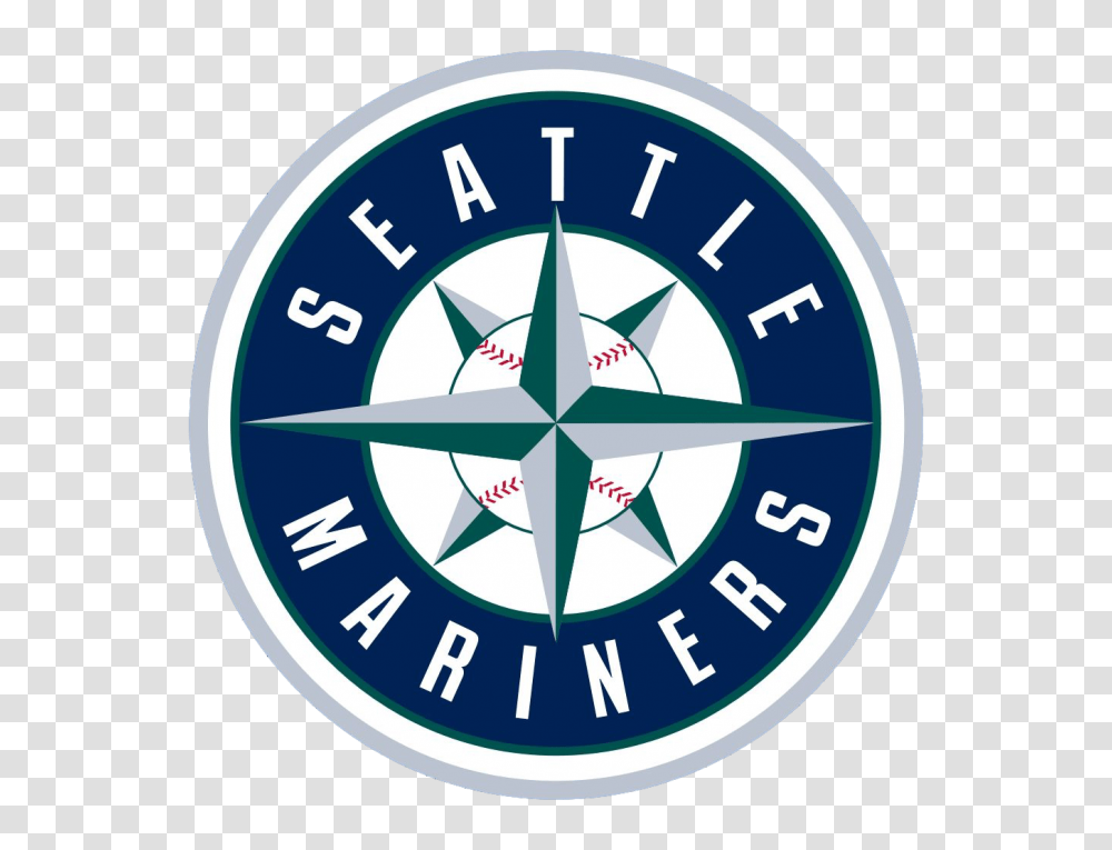 Seattle Mariners Logo Image, Clock Tower, Architecture, Building, Compass Transparent Png