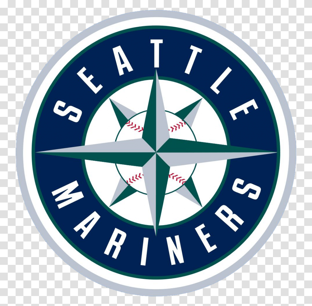 Seattle Mariners Logo Image Seattle Mariners Logo, Clock Tower, Architecture, Building, Compass Transparent Png