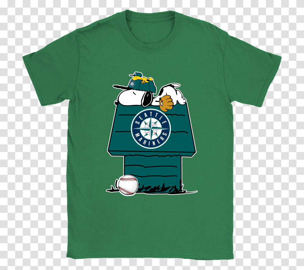 Seattle Mariners Snoopy And Woodstock Resting Together Shirt, Apparel, Clock Tower, Architecture Transparent Png