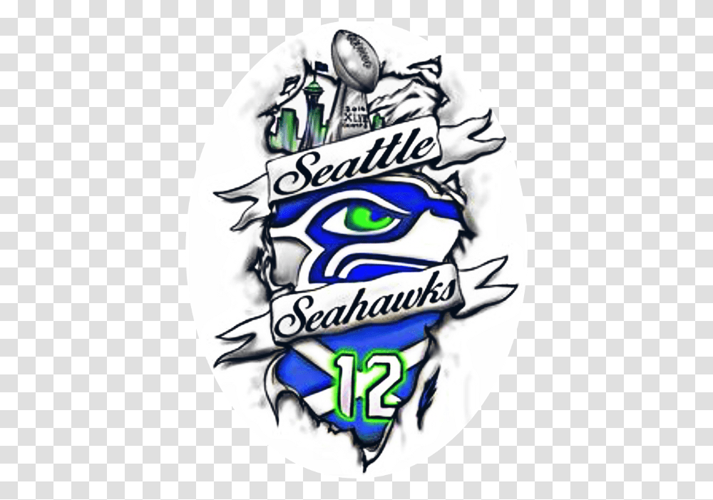 Seattle Seahawks Amazing Download, Label, Outdoors, Water Transparent Png