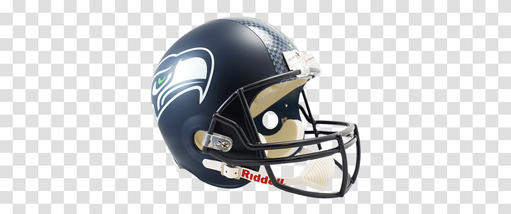 Seattle Seahawks Full Size Replica Helmet Face Mask, Clothing, Apparel, Football Helmet, American Football Transparent Png
