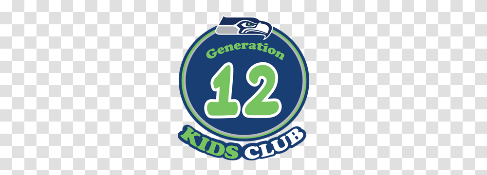 Seattle Seahawks Generation Kids Club Logo Vector, Number, Label Transparent Png