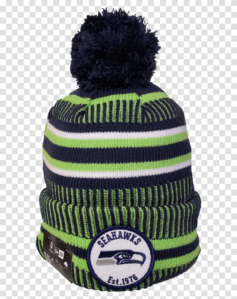 Seattle Seahawks Knit Pom Toque Nfl Sideline Beanie, Clothing, Apparel, Rug, Cap Transparent Png