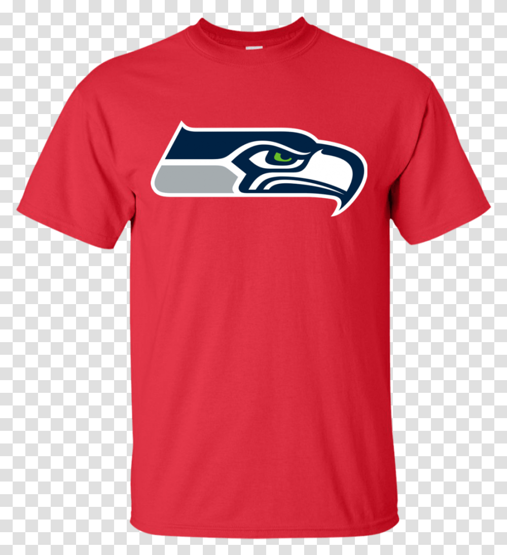 Seattle Seahawks Logo American Football Men's T Shirt Seattle Seahawks, Clothing, Apparel, T-Shirt, Sleeve Transparent Png