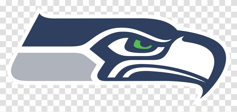 Seattle Seahawks Logo Seattle Seahawks Logo, Text, Symbol, Trademark, Label Transparent Png